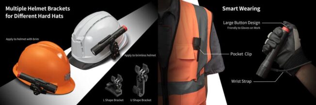 Đèn pin phòng nổ ExMP21R với nhiều phụ kiện linh hoạt